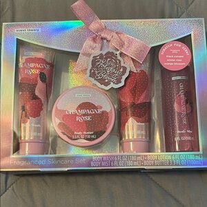 Champagne Rose Body Wash Set - Pink